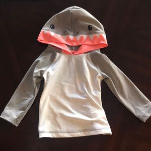 Shark Long Sleeve Swim Shirt - 12mo